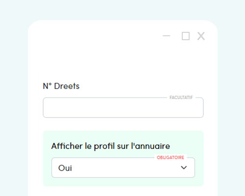 Publiez votre profil